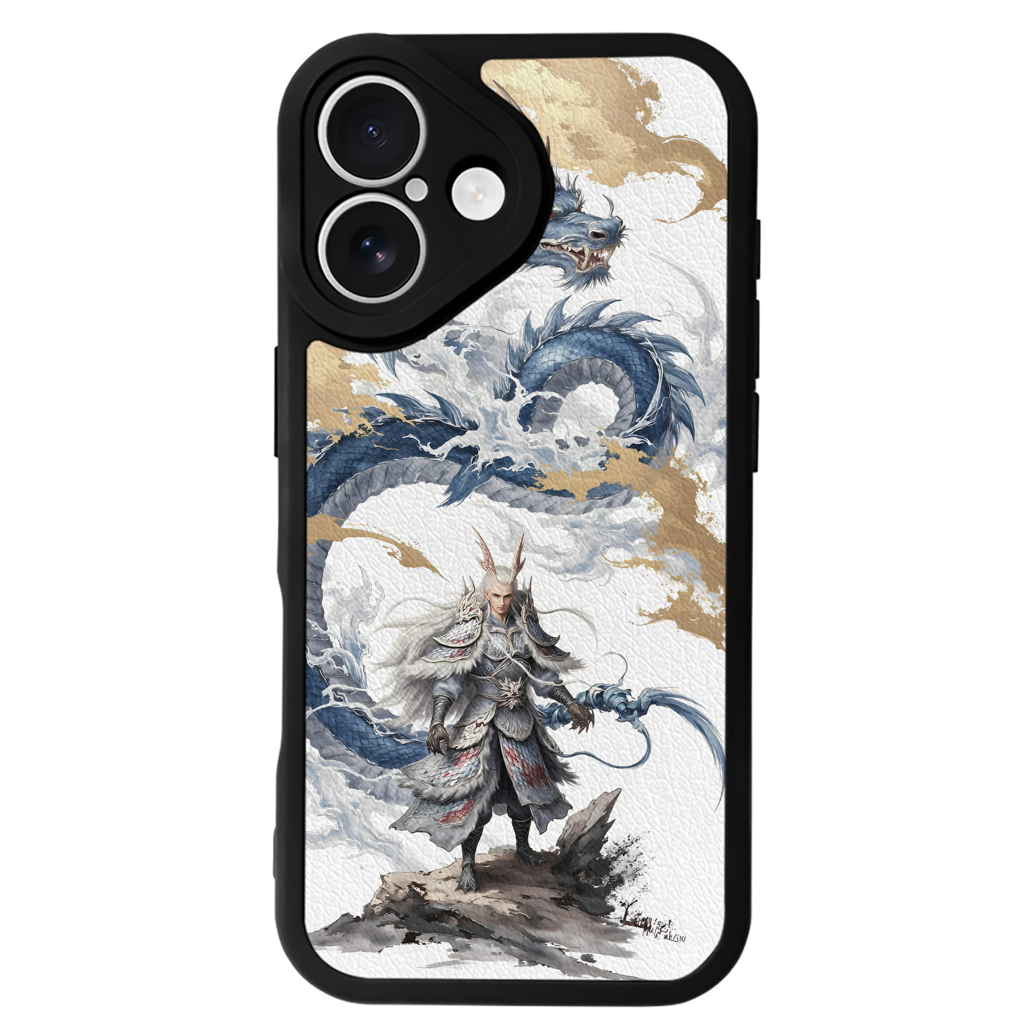 （画像用） Ne Zha 2 ナタ 魔童の大暴れ 【iPhone 16シリーズ対応】シリコンスマホケース（レザー調） 材質：シリコン